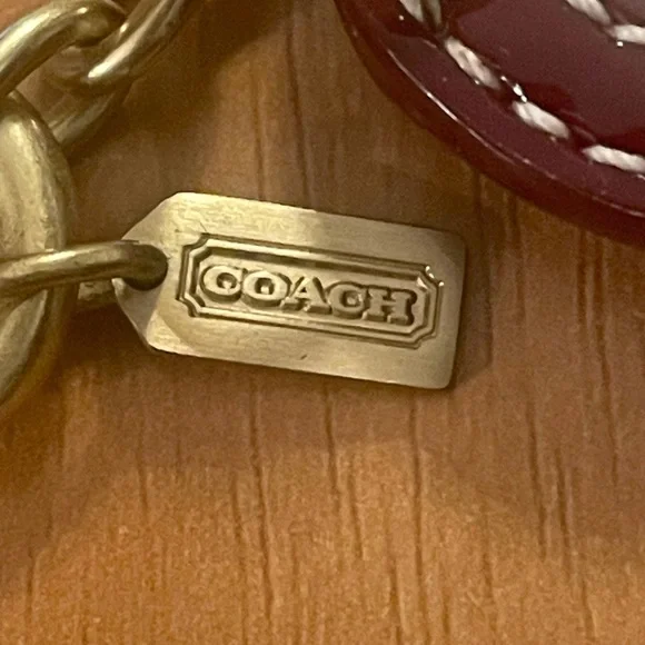 Vintage Coach Gold and Purple Heart Clip Small Picture Holder - Picture 5 of 16